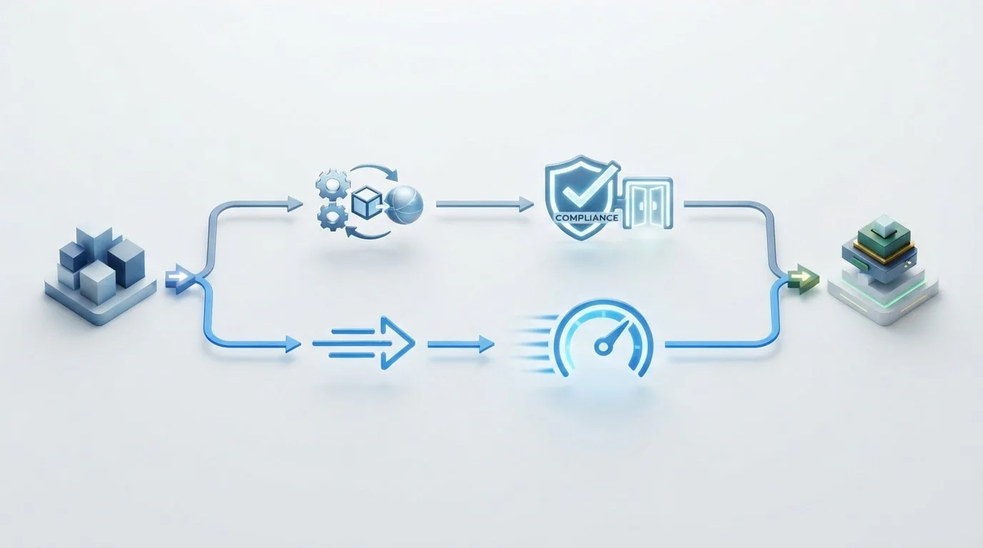 Diagrama mostrando dos rutas: conversión BTC-EUR en e-wallet y depósito directo BTC a casino offshore