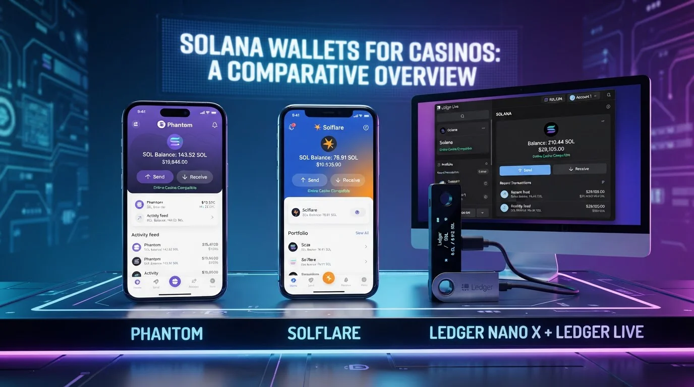 Monederos compatibles con Solana para casinos: Phantom y Solflare