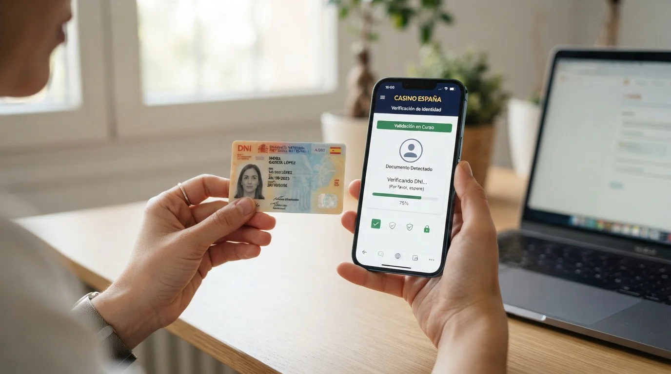 Proceso de verificación KYC con DNI y smartphone